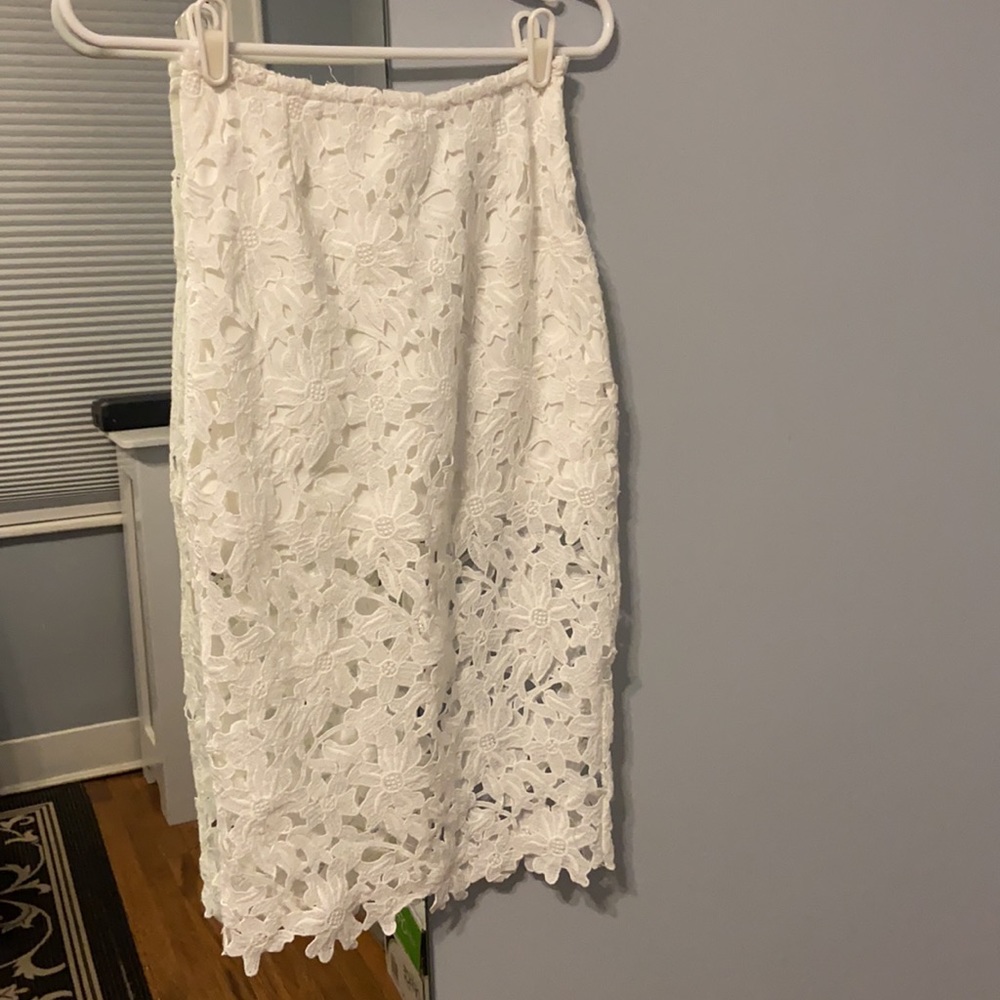 White Lace Skirt - image 3